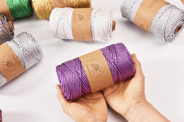 Shiny 3mm Metallic Braided Cord 90meters Macrame Rope Gold color rope