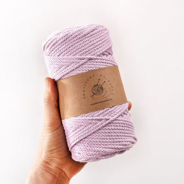 3MM Air Cotton Braid Cord Chunky Macrame Cord 100yards a Spool 100% Pure Cotton String