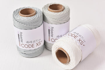 2mm Paracord 60meters Robust Polyester Parachute Cord DIY Knotting Cord Outdoor Rope Friendship Bracelet making cord Tent Setting Rope