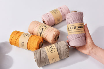 4mm Polyester Braid Macrame Cord 130Yards /390Feet Elastic Yarn for Crocheting Bag