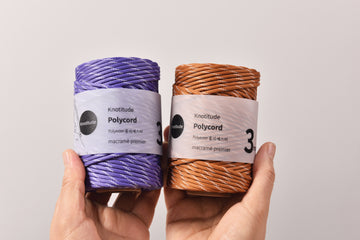 Miu Patterned 3MM x 54m Soft Polyester Macrame Rope Chunky Braid Rope Lightweight Rope