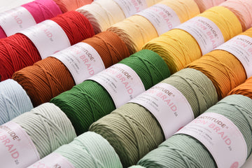 KNOTITUDE 2mm cotton braid cord 150meters pure cotton Macrame rope