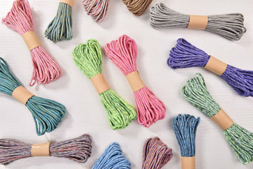 3mm Ombre effect Polyester Braided Cord Rainbow Dust Rope Colorful variegated macrame cord for Jewelry making and Decorations