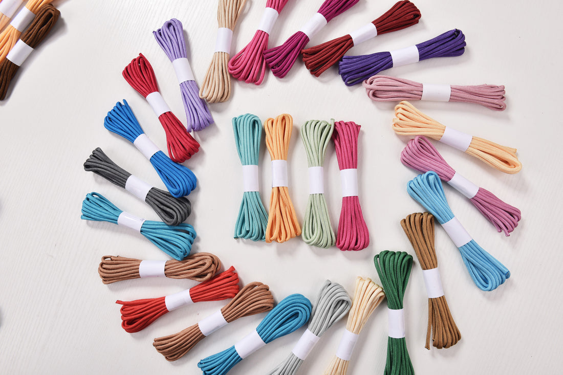 4mm Paracord 5meters Robust Polyester mini Bunlde Parachute Cord DIY Knotting Cord Outdoor Rope Friendship Bracelet making cord Tent Setting Rope