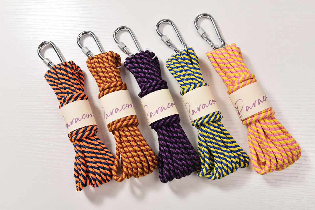 Zebra Pattern 6mm Paracord with Metal clip 5meters a skein Unique Braided Polyester parachute cord for Tent setting, Outdooring, Shoelace, Camping rope , Macrame Jewelry Knot cord