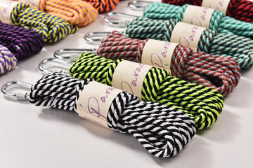Zebra Pattern 6mm Paracord with Metal clip 5meters a skein Unique Braided Polyester parachute cord for Tent setting, Outdooring, Shoelace, Camping rope , Macrame Jewelry Knot cord