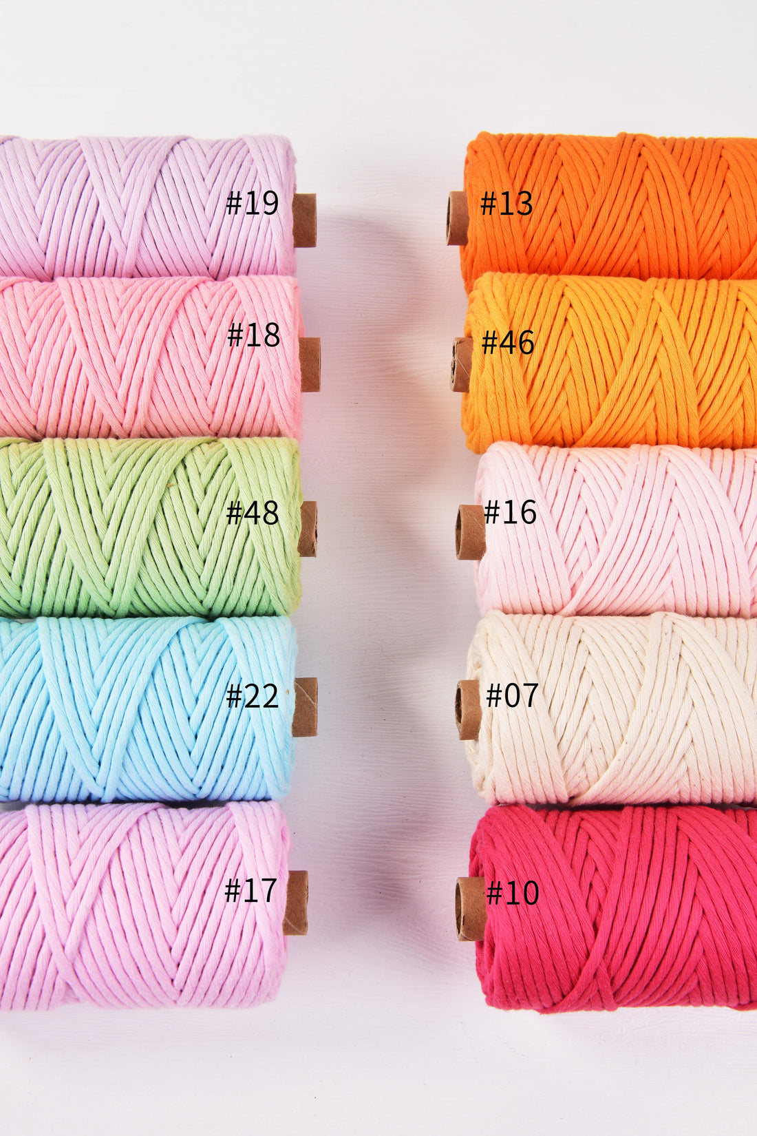 Knotitude 4MM Single Strand Macrame Cord 80yards 100% Cotton Macrame Rope