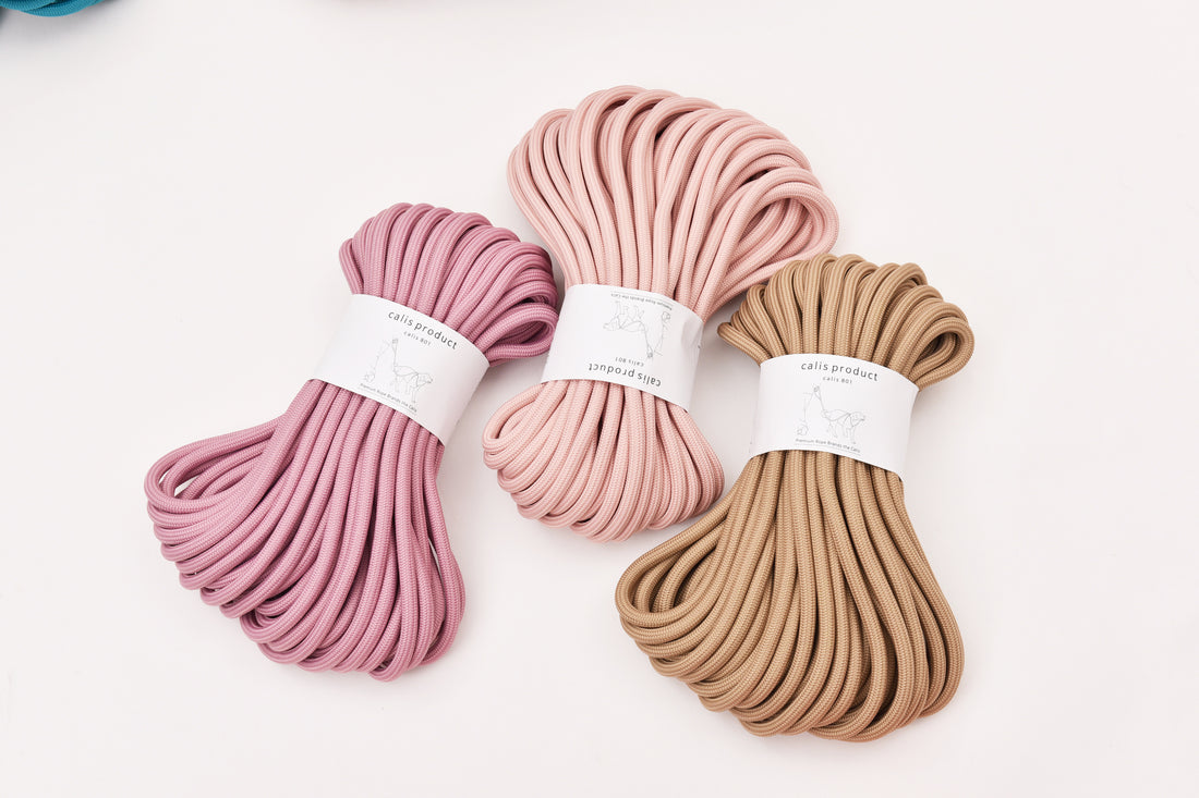 8mm x 25yards Polyester Braid Rope Pet Leash Making Rope Lightweight Leash Rope Outdoor Camping Rope Shoulder Bag String all purpose Rope