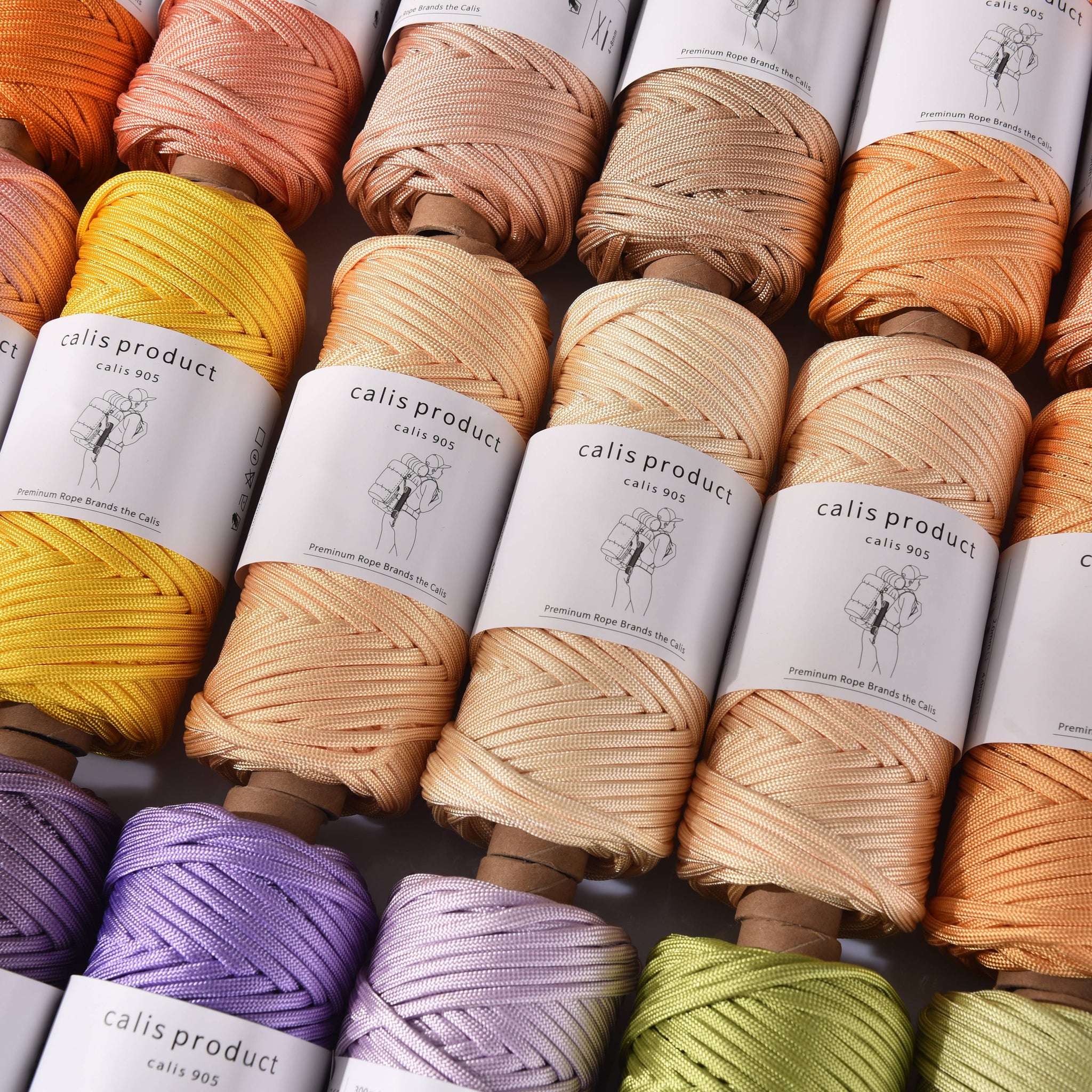 4mm Paracord 45meters Robust Polyester Parachute Cord DIY Knotting Cord Outdoor Rope Friendship Bracelet making cord Tent Setting Rope