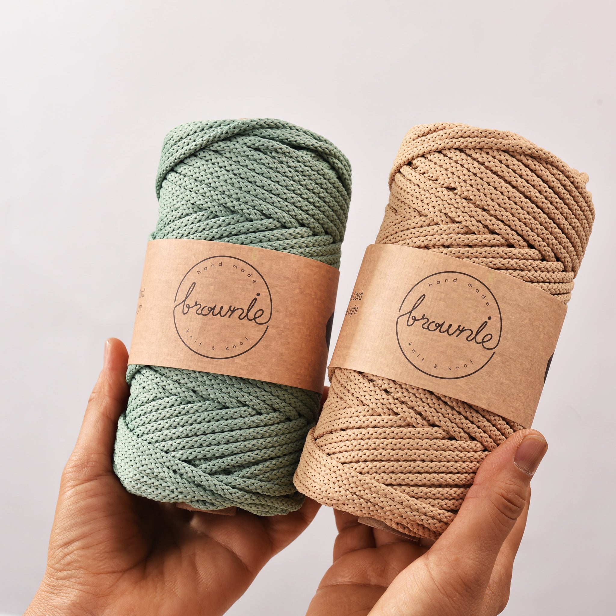 4.5mm Unshiny Polyester Crochet Rope 70yds for Making Bag & Crochet Rug