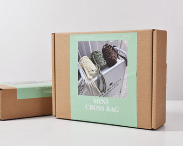 [MACRAME DIY KIT] OLIVE CROSS BAG - Handemade Self Making KIT
