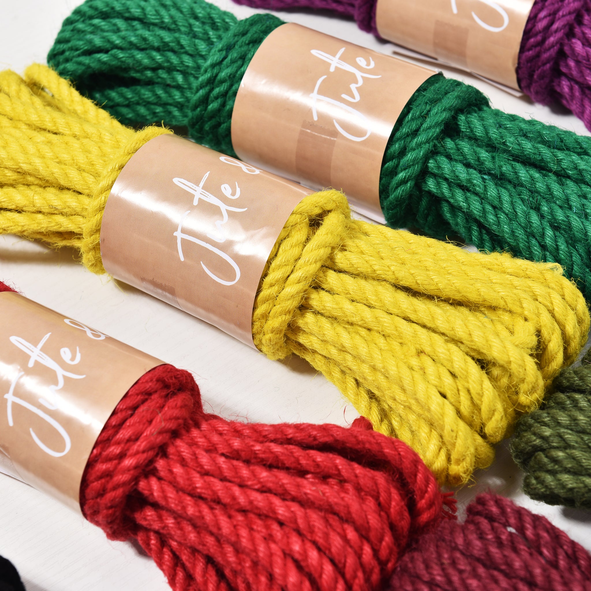 6mm x 9mts Jute Rope Japanese Shibari Rope Cat Scratching All Purpose Rope Natural Rope SM Bondage Rope