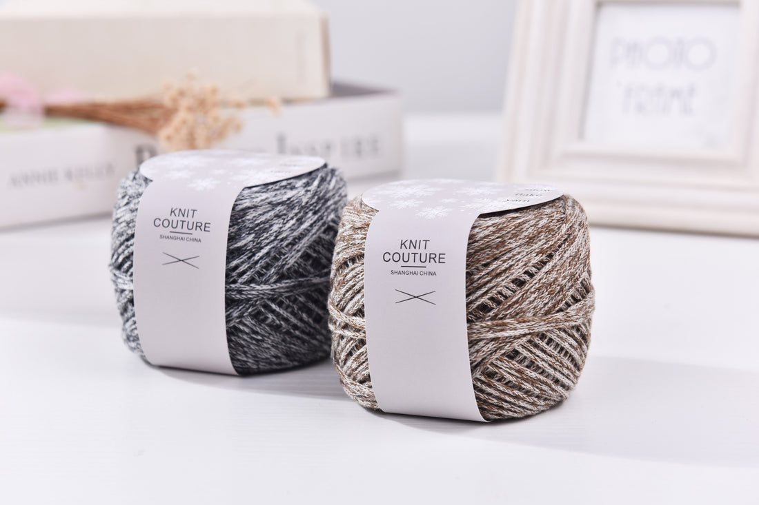 1.5mm Snow Flake yarn 100meters a ball hand knitting Cotton Hollow cord Variegated yarn