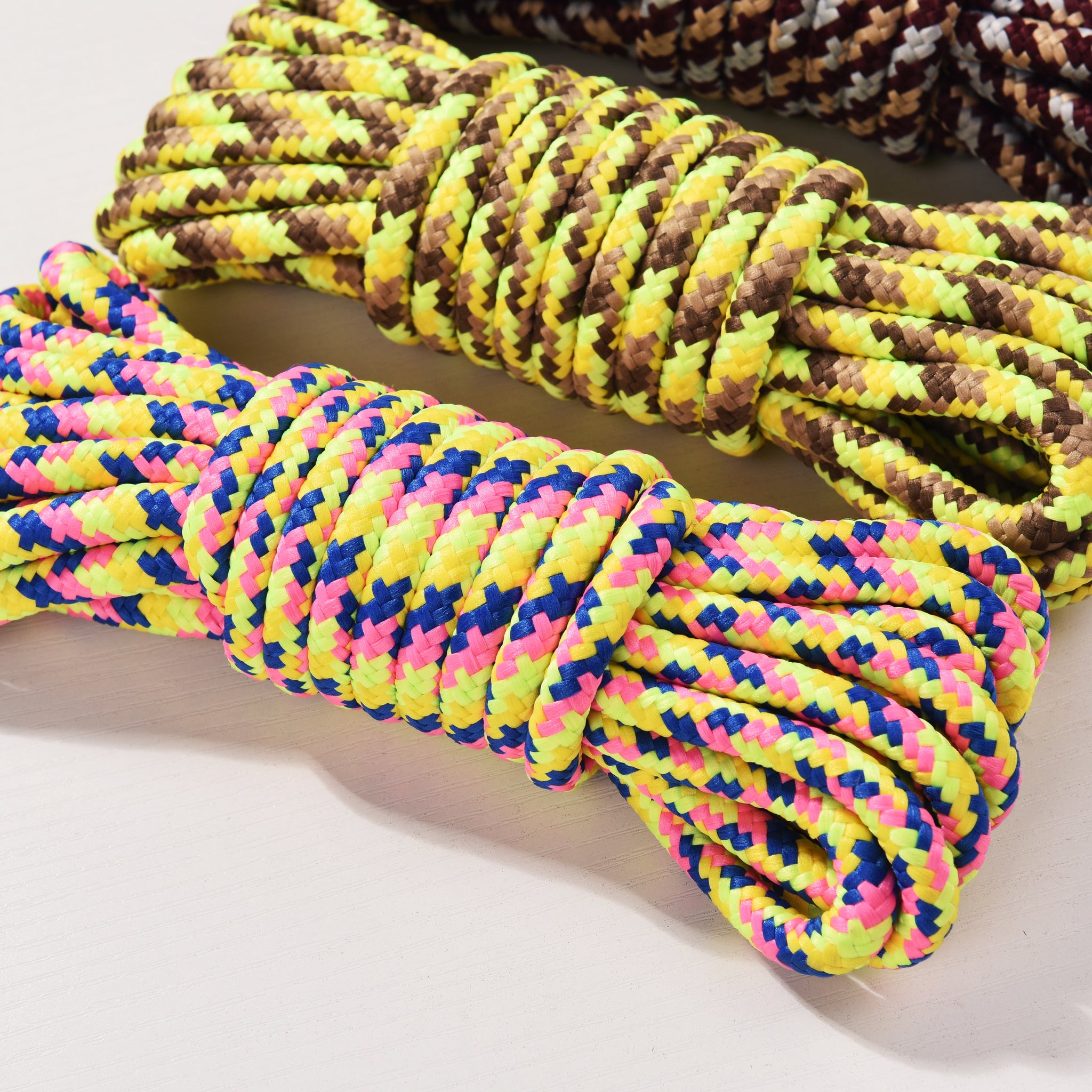 Hunting Field Rope 8mm Polyester Braided Cord 5meters a Skein Mixed colors braided Rope for Pet Leash and Outdooring