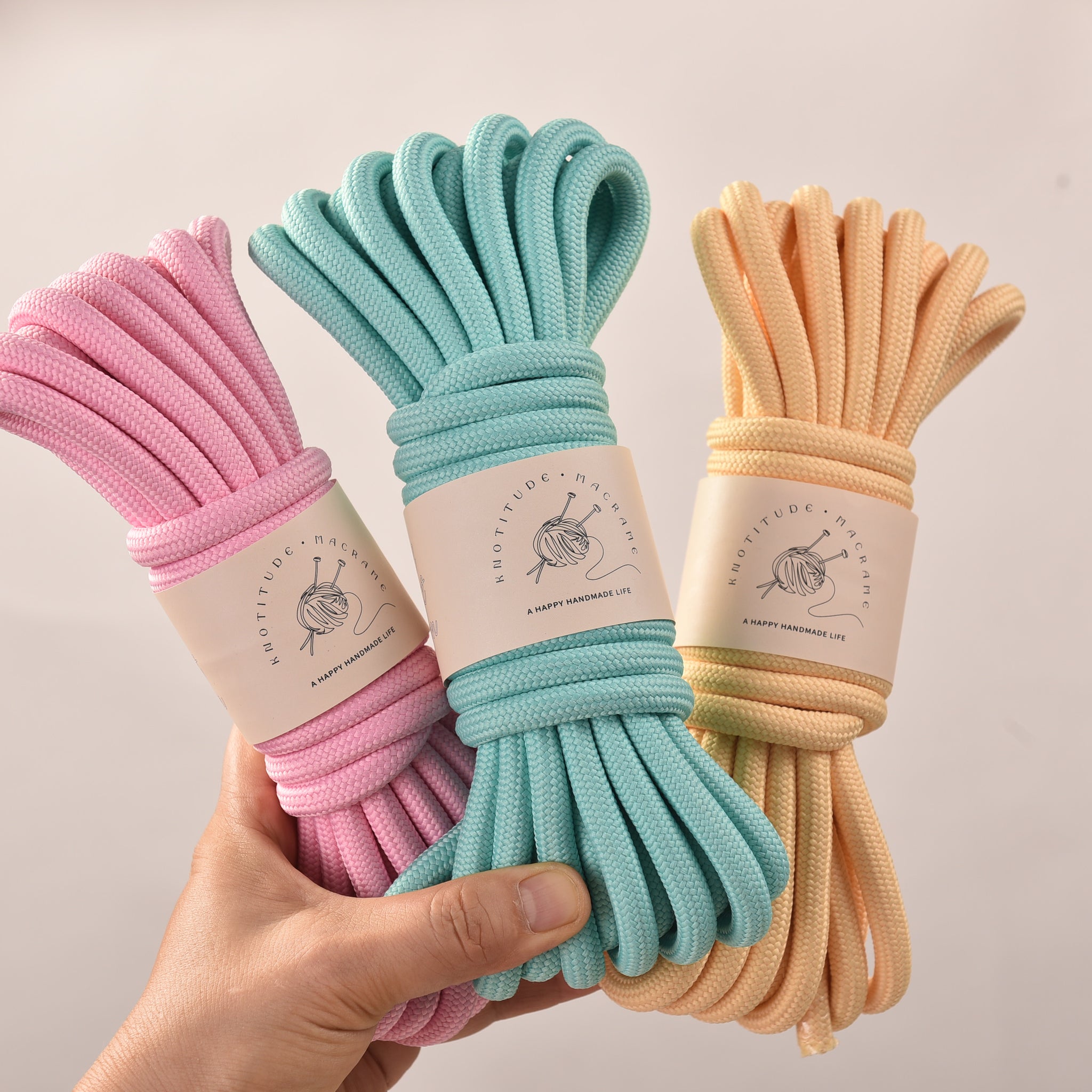 8mm Soft Polyester Braided Rope 5meters Lightweight Leash Rope Outdoor Camping Rope Shoulder Bag String all purpose Rope