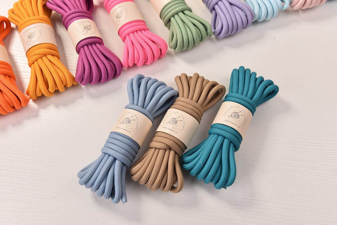 8mm Soft Polyester Braided Rope 5meters Lightweight Leash Rope Outdoor Camping Rope Shoulder Bag String all purpose Rope