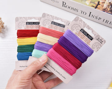 1mm Brazilian Waxed Polyester cord 40meters a card Jewelry making cord Beading cord