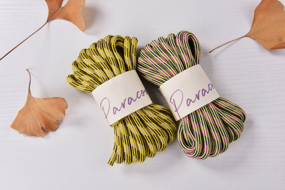 Sprial Braided 6MM Poly cord 5meters a skein Bag Strap Soft Bondage Rope Keyring making Versatile Outdoor Rope