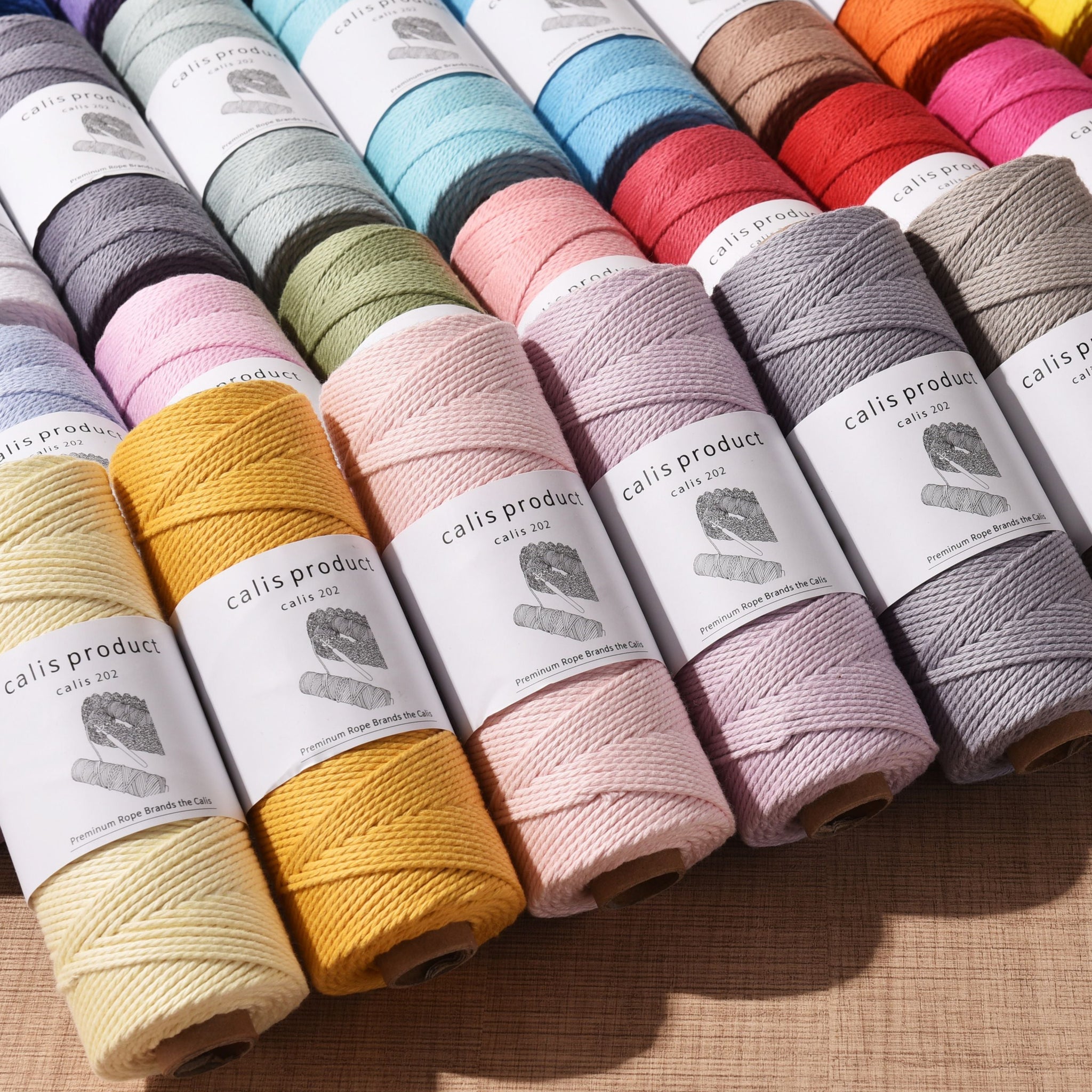 KNOTITUDE Macrame Cord 2mm x 150meters 100% Natural 3ply Twist Cotton Rope