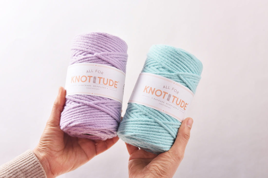 2.5mm Wool Braided Chunky Yarn 140yards Soft Pluff Hand Knitting yarn Bag & Rug Crochet cord