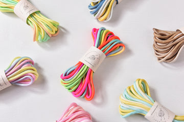 Variegated Nylon Paracord 4mm x 5meters Parachute Bracelet Making rope Macrame cord Outdoor Rope Small Skein