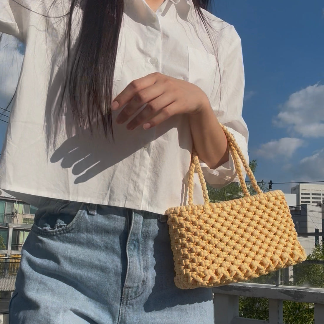 [MACRAME DIY KIT] MINI TOTE BAG - Self Making KIT