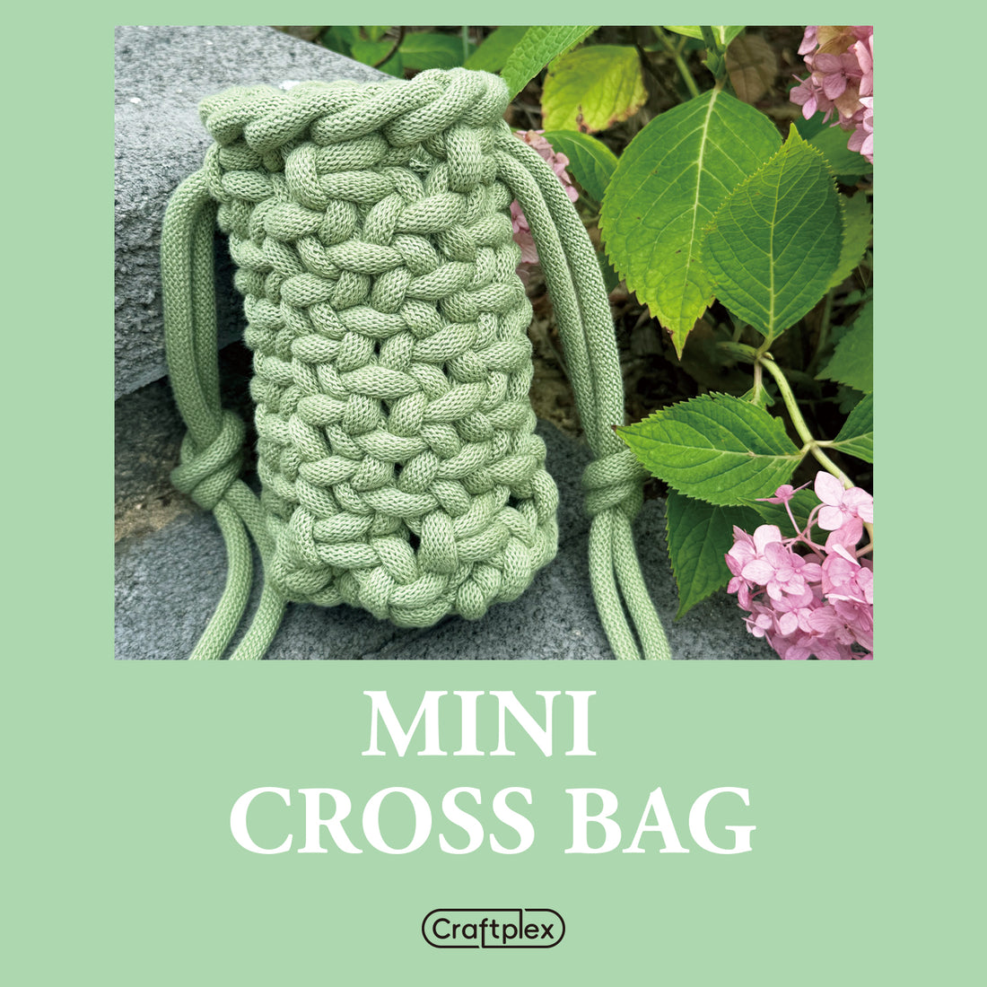 [MACRAME DIY KIT] OLIVE CROSS BAG - Handemade Self Making KIT