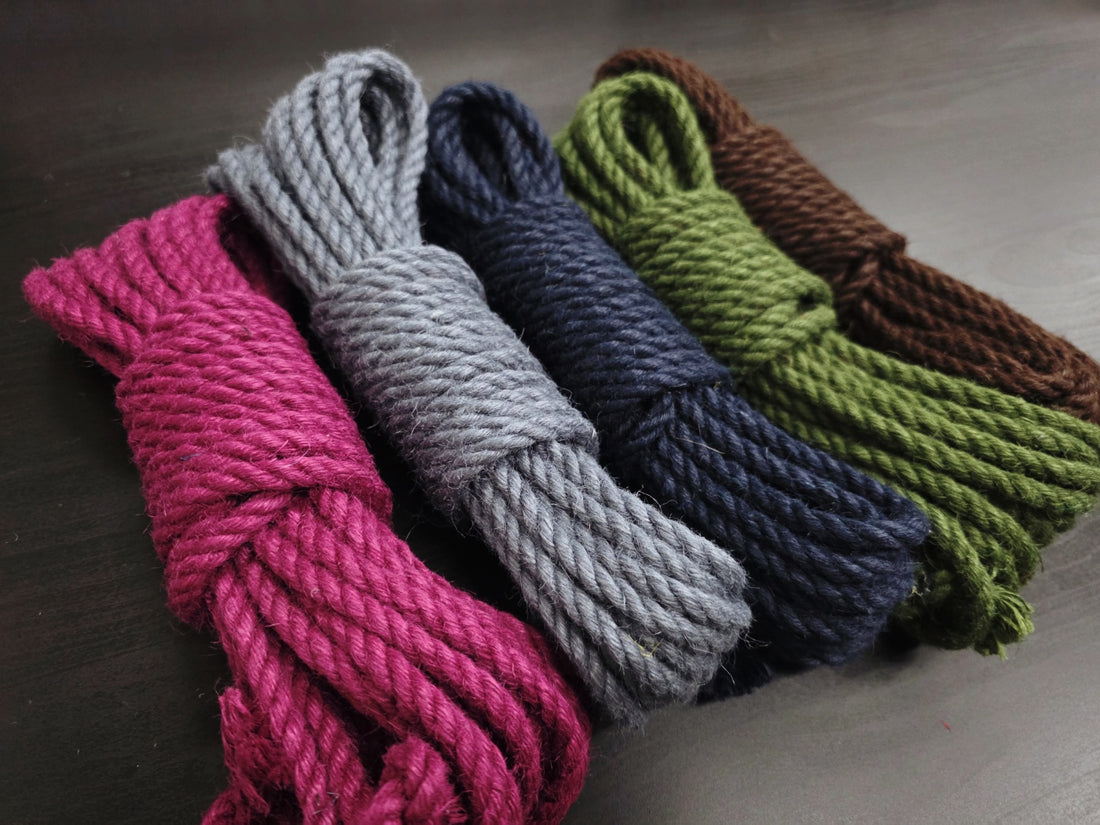 6MM Bondage JUTE ROPE 10Yards Japanese Shibari Rope All Purpose Rope