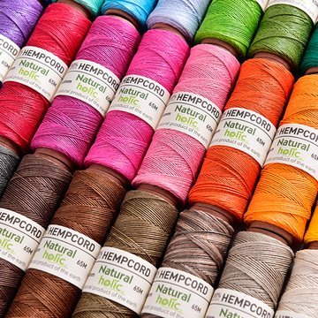 0.6mm Polished HEMP CORD Long fiber HEMP Yarn 10lb Tested Bracelet making,  Scrapbooking Bookbinding & Macrame cord True Hemp
