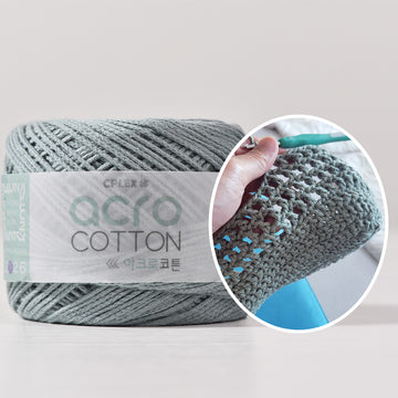 Hollow Cotton 1.5mm Acro Cotton Yarn 150mts Pure Cotton High quality Soft Cotton Cord Bag Crochet yarn